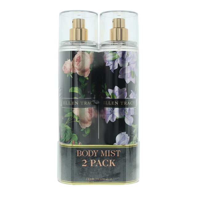 A delightful Ellen Tracy two piece set comprising of two of her delicious body mists. This one includes Courageous and the Radiant Mist. This is an ideal gift for any occasion.
