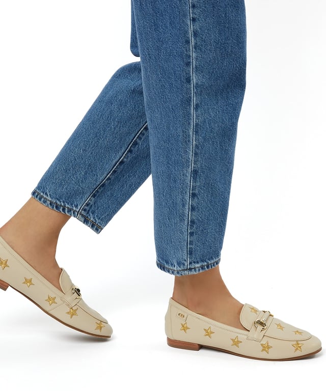 Embroidered loafers cheap womens