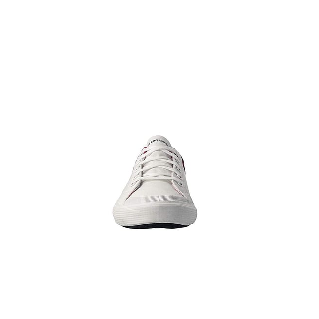 Le Coq Sportif Saint Gaetan GS CVS Kids White Plimsolls, a classic and versatile choice for children that effortlessly combines style and comfort. These plimsolls are designed to provide kids with a comfortable and fashionable option for their everyday activities. Let's explore the key features that make the Le Coq Sportif Saint Gaetan GS CVS a standout choice:

 Timeless Design:  The Saint Gaetan GS CVS plimsolls from Le Coq Sportif feature a timeless and clean white design that is both classic and stylish. Their simplicity allows them to pair easily with various kids' outfits.

 Child-Friendly Sizing:  Le Coq Sportif offers a range of sizes specifically designed for children's feet, ensuring a perfect fit for your little ones.

 Canvas Upper:  Crafted with durable canvas material, these plimsolls provide breathability and flexibility, making them comfortable for all-day wear.

 Low-Top Silhouette:  The low-top design is easy to put on and take off, making it convenient for kids who are learning to dress themselves.

 Secure Closure:  The plimsolls feature a hook-and-loop (Velcro) strap closure, allowing kids to fasten and adjust the fit with ease, promoting independence.

 Comfortable Insole:  The insole is designed to provide cushioning and support, ensuring comfort during various activities and play.

 Le Coq Sportif Logo:  The Le Coq Sportif logo is subtly incorporated into the design, representing the brand's dedication to quality and style.

 Versatile Wear:  These plimsolls are versatile and suitable for a wide range of kids' activities, from school to playdates and casual outings.

 Durable Outsole:  The rubber outsole offers reliable traction and durability, providing stability as kids explore different surfaces.