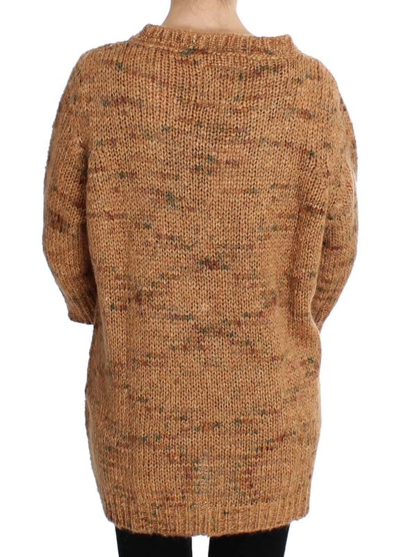 Brand new with tags
  100% Authentic Pink Memories
  Oversize fit
  V-neckline
  Brown color
  Made in Italy
  Logo details
  Material: 57% PC 20% WM 10% Wool 13% PA
Material: 57% PC 20% WM 10% Wool 13% PA