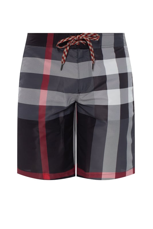 Burberry shorts hot sale grey