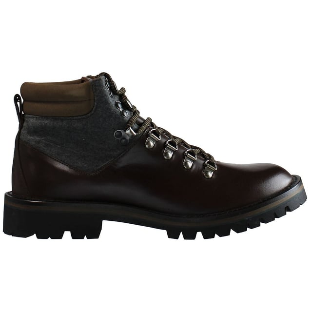 Hackett Fox Group Senderismo Boots marrones para hombres Hackett Fox Group Senderismo Boots de cuero de cuero liso de color marrón HMS20745 898