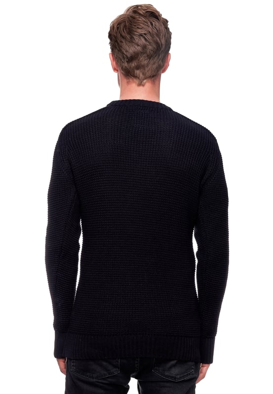 Jersey Rusty Neal Casual Fit para hombre. El suéter Casual Fit está hecho de algodón y acrílico y tiene un bonito ajuste ceñido.