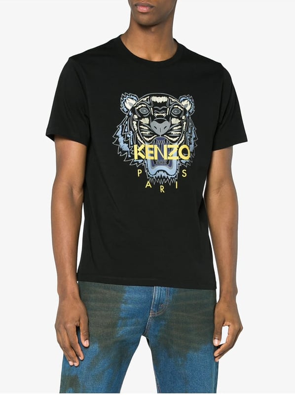 Kenzo t shop shirt gold tiger