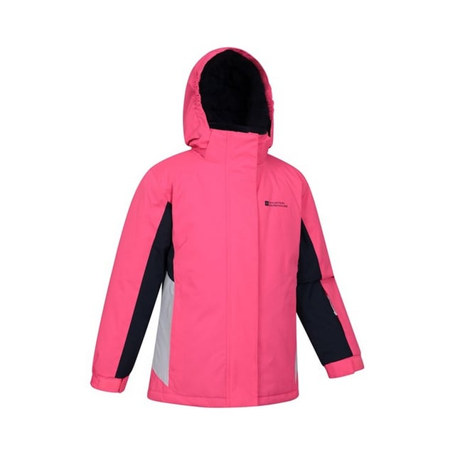 Lining: Fleece. Design: Contrast, Logo. Fabric Technology: Durable, DWR Finish, Snowproof, Water Resistant. Cuff: Elasticated, Touch Fastening Tab. Neckline: Hooded. Insulated, Snowskirt. Sleeve-Type: Long-Sleeved. Hood Features: Adjustable, Grown On Hood. Pockets: 2 Side Pockets, Zip, 1 Internal Pocket. Fastening: Full Zip, Stud, Touch Fastening. 2-3 Years: 22 in. 3-4 Years: 22.5 in. 5-6 Years: 24 in. 9-10 Years: 28.5 in. 13 Years: 33 in. 7-8 Years: 26 in. 11-12 Years: 31 in.