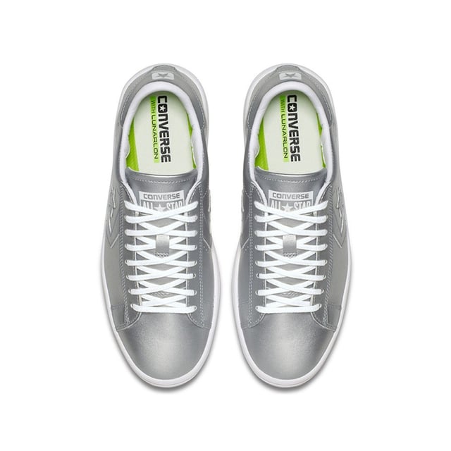 Womens silver on sale converse trainers