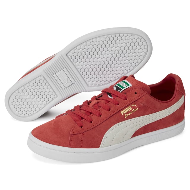 Puma court clearance star red