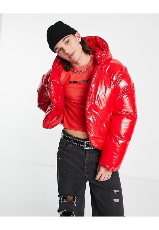 Asos shiny puffer jacket Outlet