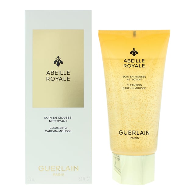 Guerlain Abeille Royale Cleansing Foam is a luxurious, gentle cleanser that effectively removes impurities and makeup while leaving the skin feeling soft and refreshed. Formulated with honey and royal jelly, this foam deeply nourishes and purifies the skin, maintaining its natural moisture balance. Its rich, creamy texture transforms into a light, airy foam upon contact with water, providing a soothing and refreshing cleanse.