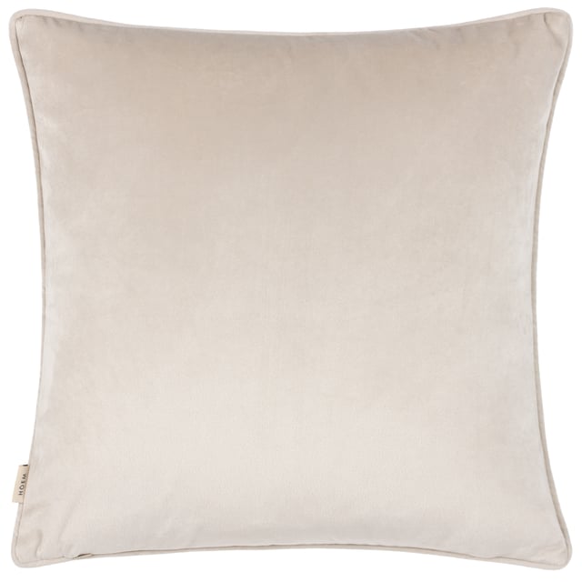 The Lanzo cushion is cleverly designed with small, abstract circles of dark and light cut velvet, to create a stunning 3D-like effect. It provides a subtle injection of verve and colour, sitting effortlessly and elegantly on your home furnishings. Finished with a soft velvet reverse, complimenting piped trim and a hidden zip fastening, Lanzo will make its mark in any surroundings.