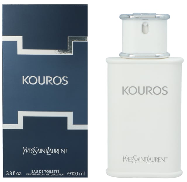 Yves Saint Laurent Kouros was launched in 1981 as a spicy chypre fragrance for men. The fragrance features coriander bergamot artemisia clove jasmine ambergris and oakmoss.