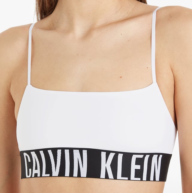 Calvin Klein INTENSE POWER Unlined Bralette Womens WhiteProduct Code: 000QF7631E100