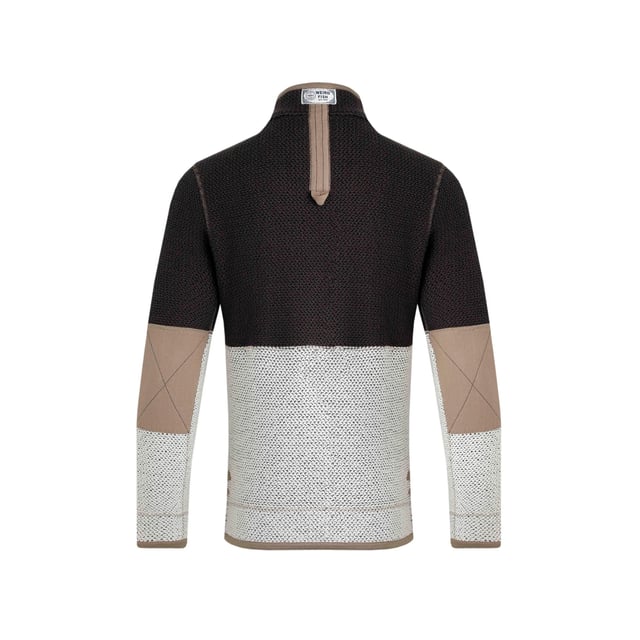 86% organisch katoen, 14% gerecycled polyester. Stof: Macaroni. Ontwerp: Colour Block, Contrastdetail, Logo. Badge, Elleboogstukken, Opknoping Lus. Halslijn: Collared. Mouwtype: Met lange mouwen. Sluiting: Pull Over, Kwart Rits. Duurzaamheid: Milieuvriendelijk. S: 37 in. M: 40 in. L: 43 in. XL: 46 in. XXL: 49 in. 3XL: 52 in. 4XL: 55 in. 5XL: 58 in.