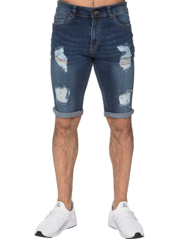 Mens super skinny discount denim shorts
