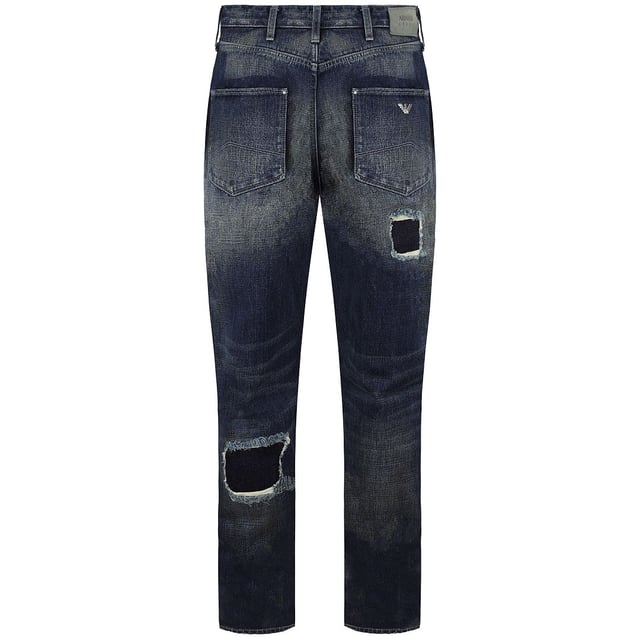 Armani Jeans 990 Boy Fit Herrblå Denimbyxor 6Y6990 6DGBZ 1500