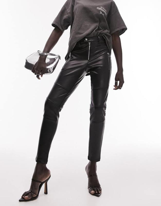 Leather Leggings Topshop Faux Leather Skinny Trousers Topshop