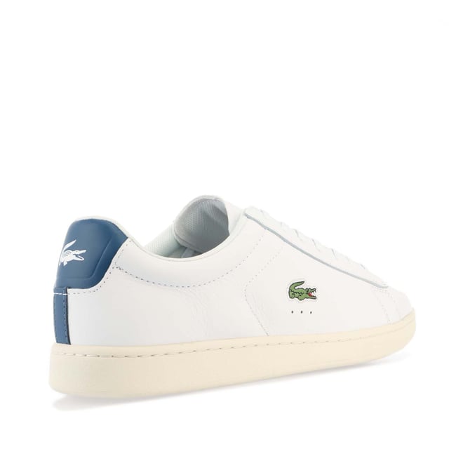 Lacoste carnaby evo white navy sales