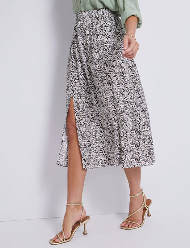 Leopard print skirt katies clearance