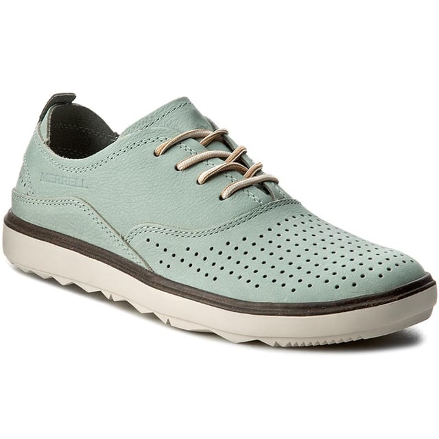 Merrell Around Town Lace Air Womens Light Green Shoes