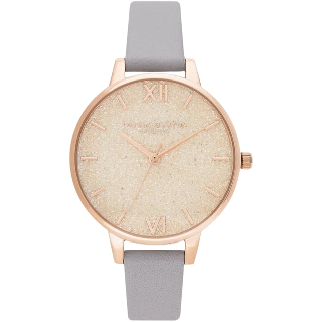 OLIVIA BURTON OB16GD45 Uhr Frau Quarz• Material: Edelstahl• Glas: Mineral• Armband: Kunstleder• Farbe: Gold• Wasserbeständigkeit: 10 m (1 ATM)• Gehäusegröße: 34 mm