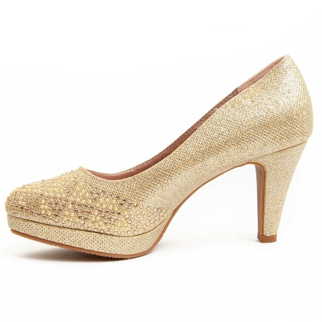 Hoge hakken voor dames. Comfortabele pasvorm. Gemaakt door andere merken voor ons merk. Geschatte afmetingen: 8 cm hak.