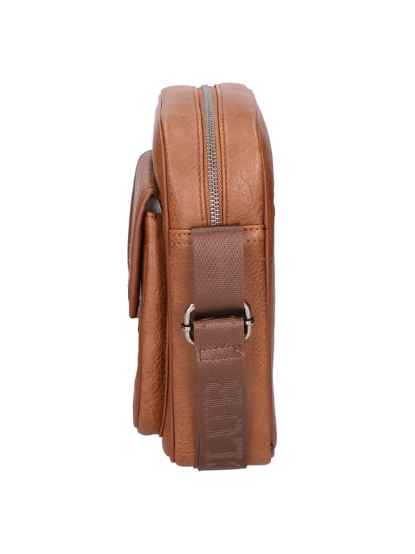 Northampton polo club Einzelfächer PU Leder -Messenger -Umhängetasche. Veganer Produkt.