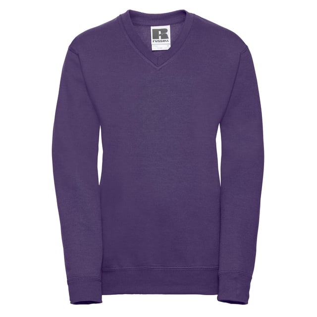 Material: 50% Cotton, 50% Polyester. Design: Logo, Plain. 295gsm. Hem: Lycra Ribbed. Drop Shoulder, Side Seams. Sleeve-Type: Long-Sleeved, Set-in. Neckline: Lycra Ribbed, V Neck. Cuff: Lycra Ribbed. Fastening: Pull Over. Sustainability: Amfori, Better Cotton Initiative, BSCI, Oeko-Tex Standard 100 Certified.