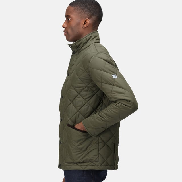 Quilted insulated jacket hot sale