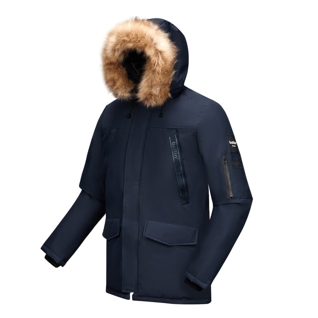 Abrigo de invierno para hombre de la marca Ballin Est. 2013. La chaqueta está hecha de poliéster de alta calidad y tiene un corte regular.  Marca: Ballin Est. 2013Nombre del modelo: Chaqueta PhilippCategoría: chaqueta de hombreMateriales: poliésterColor: azul marino
