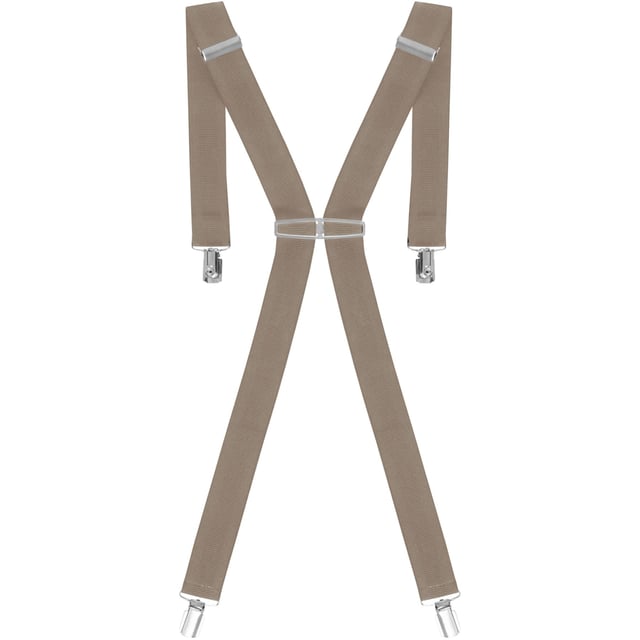These Clip On Elasticated Mens Braces features Adjustable back and Front buckle and 4 heavy Duty Clasps. Elastic and Strong Metal Clips Made in England. These Braces are Stitched and Assembled in England. X shape designed men trousers braces (1½’’ - 35mm)