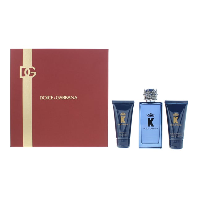 K by Dolce & Gabbana is woody aromatic fragrance for men, which was created by Daphne Bugey and Nathalie Lorson, and was launched in 2019 by Dolce & Gabbana. The fragrance has top notes of Juniper Berries, Citruses, Blood Orange and Sicilian Lemon; middle notes of Pimento, Lavender, Clary Sage and Geranium; and base notes of Vetiver Cedar and Patchouli. The notes make for a clean, fresh, spicy scent, with gentlemen vibes. It mixes a blue, fresh opening with more green notes to give a wonderful twist on the typical blue fresh fragrance. The freshness of the fragrance makes this best suited to Spring and Summer time. Alongside the Eau de Parfum 100ml, it includes a soothing aftershave balm 50ml to calm the skin post-shave and a refreshing shower gel 50ml for a thorough, invigorating cleanse.