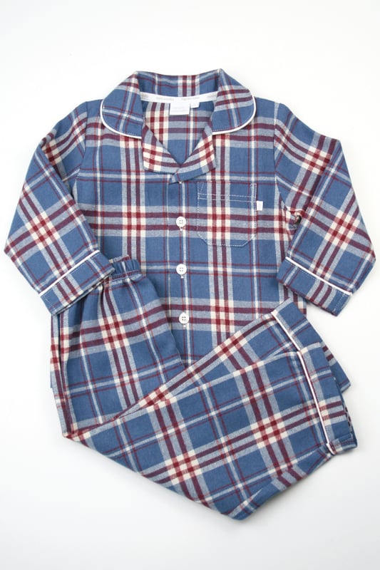 Wrap your little one in timeless comfort with our Boys' Traditional Check PJ Set, perfect for cosy nights and laid-back mornings. Made from soft, breathable cotton fabric, this classic check pyjama set features a stylish button-up top with a relaxed fit, paired with matching elastic-waist trousers for easy wear. Designed for durability and ultimate comfort, these boys' check pyjamas are ideal for lounging or bedtime.
Whether you're looking for traditional boys' sleepwear, a classic check pattern PJ set, or the perfect gift for boys, this set offers both style and cosiness. Suitable for the autumn / winter season, these boys' PJs combine heritage style with modern comfort, ensuring your child sleeps soundly and looks great.

Perfect for secret sales, this boys' traditional check PJ set delivers unbeatable value and timeless design. Grab yours before it’s gone!