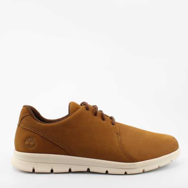 Timberland Graydon Oxford Brown Nubuck Leather Mens Lace Up Shoes A1xgb