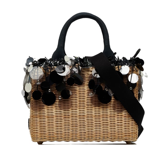 Prada midollino online bag