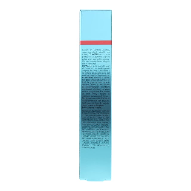 Erborian CC Water Skin Perfector is an ultra-light gel infused with Centella Asiatica to soothe and rejuvenate. This innovative skin perfector hydrates deeply while delivering a natural, even complexion. Its water-based texture feels weightless on the skin, leaving it smooth, radiant, and perfectly balanced for an effortless, dewy finish.