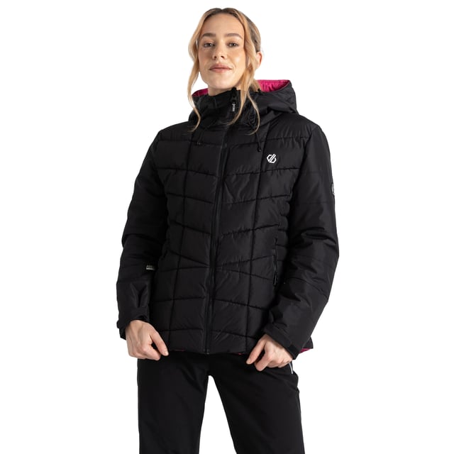 100% Recycled Polyester. Fabric: Stretch. Design: Logo, Quilted. Fabric Technology: Ared 15/30, Breathable, DWR Finish, Thermal, Waterproof. Cuff: Adjustable, Inner Stretch, Touch Fastening Tab. Chin Guard, Gel Grip, Goggle Stash With Lens Wipe, High Warmth, Inner Zip Guard, Scrim Back Panel, Snowskirt, Taped Seams. Neckline: Hooded, Standing Collar. Sleeve-Type: Long-Sleeved. Hood Features: Grown On Hood, Technical, Wired Peak. Pockets: Ski Pass Pocket, 2 Lower Pockets, Zip, 2 Internal Pockets, Stow Pocket, Mesh Lined. Fastening: Zip. Hem: Adjustable. Sustainability: Made from Recycled Materials. 6 UK: 30 in. 8 UK: 32 in. 10 UK: 34 in. 12 UK: 36 in. 14 UK: 38 in. 20 UK: 45 in. 18 UK: 43 in. 16 UK: 40 in.