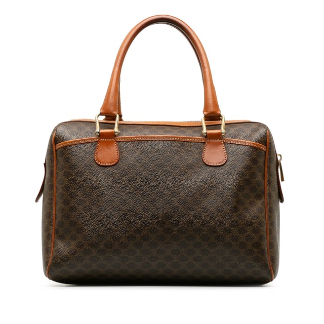 Vintage Celine Macadam Handbag Brown