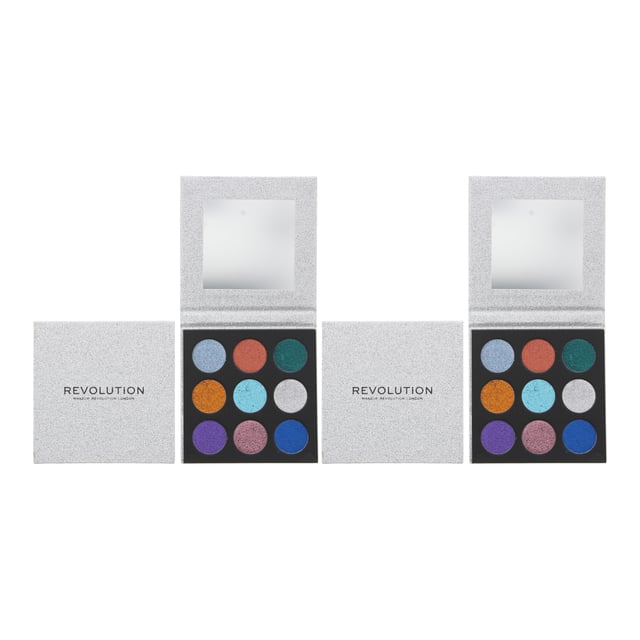 Revolution eye Shadow Palettes are vibrant, colourful and highly pigmented. Fantastic for your everyday makeup routine to transform looks. You will be spoilt for choice with this Cruelty Free and Vegan palette. 

How to Use Simply use the Makeup Revolution Create Fluffy Eye Brush R2 to apply the product onto your eyelids. Revolution also recommends as a top tip to use a pigment base to prevent fall out to amplify the pigment.