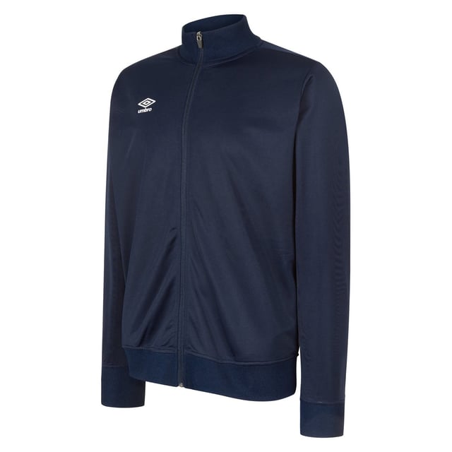 Material: 100% Polyester. Design: Stacked Logo. Cuff: Elasticated, Ribbed. Sleeve-Type: Long-Sleeved. Neckline: Ribbed Collar, Standing Collar. Pockets: 2 Side Pockets, Zip. Fastening: Zip. Hem: Elasticated, Ribbed.