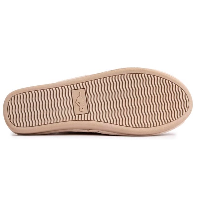 Estas pantuflas naturales Rocket Dog Rosie son el complemento perfecto para tu colección de ropa de estar por casa. Con una parte superior textil suave y ligera. cómoda suela de EVA. Estas pantuflas mantendrán tus pies relajados y cómodos en la casa y en esas ocasiones especiales.