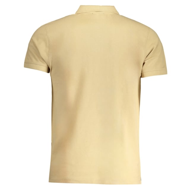 Cavalli Class Bold Stripe Collar Black Polo Shirt main image 1