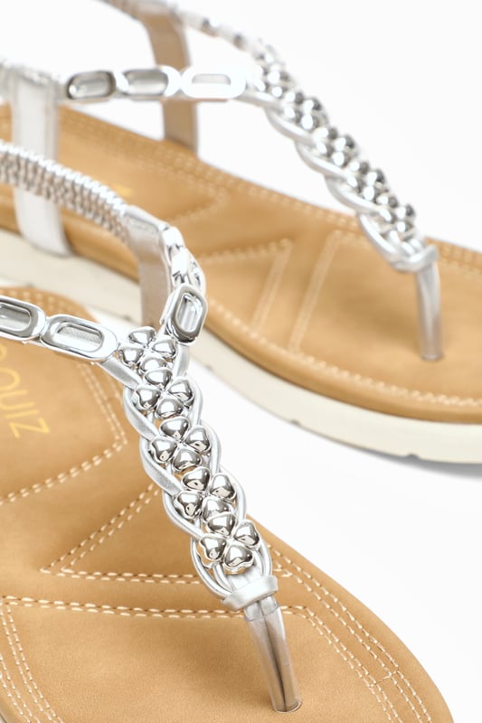Quiz flat sandals sale