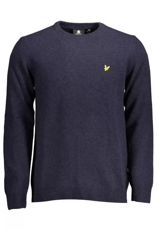 Blue Wool Shirt
  Long-sleeved sweater
  Round neck
  Logo application
  Designed for men
  Made with Quality wool
  Offers comfort and warmth
  Stylish addition to your wardrobe
Material: 80% Wool 20% Polyamide