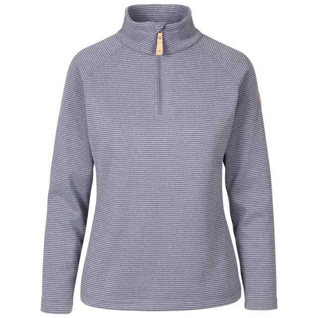 Material: 91% Polyester, 9% Elasthan. Besätze: Leder. Stoff: Gestrickt, Soft Touch, Garn. 260gsm. Design: Mergel, garngefärbter Streifen. Flache Nähte. Ärmel-Typ: Lang-Ärmel. Ausschnitt: Stehkragen. Verschluss: Halber Reißverschluss, Pull-On.