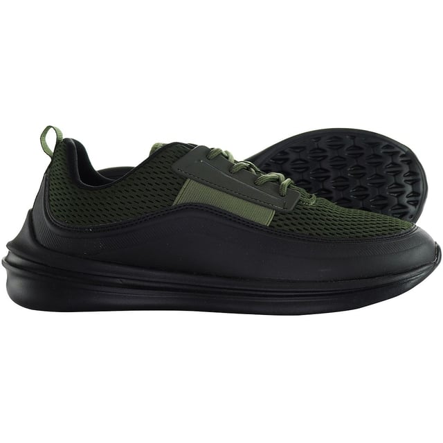 Henleys Silva Men's Black Running Trainers, a fusion of style and performance tailored for the modern athlete. Crafted with precision and designed to elevate your running experience, these trainers are your perfect companion for hitting the track or the pavement with confidence.

Key Features:

 Sleek Design:  The trainers boast a sleek black exterior, exuding a sense of sophistication while keeping your look effortlessly stylish.

 Breathable Upper: Engineered with a breathable mesh upper, these trainers ensure optimal airflow, keeping your feet cool and comfortable even during intense workouts.

 Lightweight Construction: Constructed with lightweight materials, these trainers offer a feather-light feel, allowing for unrestricted movement and agility.

 Cushioned Midsole: Equipped with a cushioned midsole, these trainers provide exceptional shock absorption, reducing impact on your joints and enhancing overall comfort during long runs.