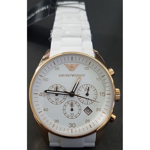 Emporio Armani AR5920 Ladies Sportivo Watch White display picture 1