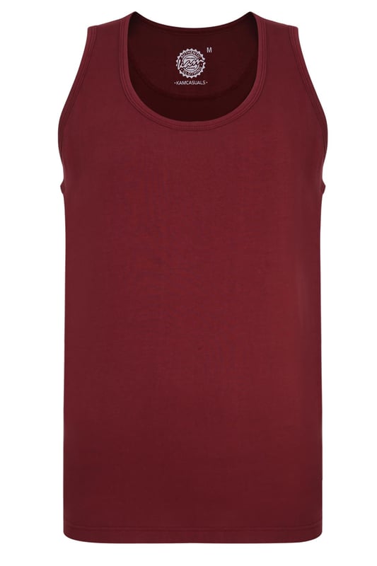 Introducing the Kam Men's Sleeveless Crew Neck Vest, now available in a range of colors including Black, Tidepool, Burgundy, White, Aqua, and Navy, and sizes 2XL to 8XL.

Made from 100% soft cotton, it's super comfy and perfect for hot summer days.

This vest has a loose fit for comfort, giving you plenty of room to move around. The sleeveless design and classic crew neck add a stylish touch to your casual look.

It's made in Pakistan and easy to care for - just toss it in the washing machine.

Whether you're at home or out and about, this vest keeps you cool and comfortable all spring, summer, autumn, and winter.