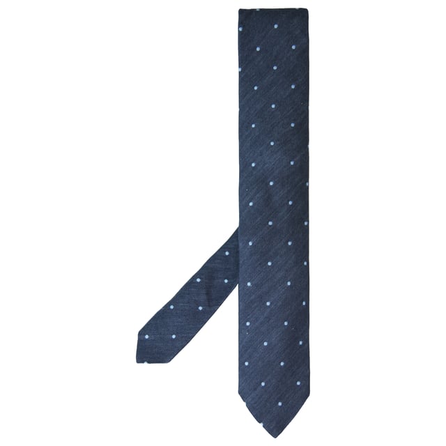 Hackett London Casual Dot Mens Navy Ties HM053203 595