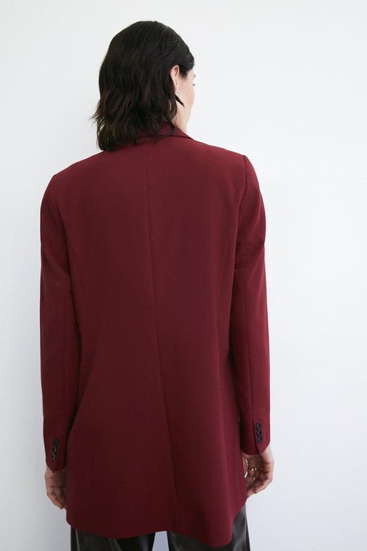Style: BlazerDesign: PlainLength: LonglineSleeve Length: Long Sleeve