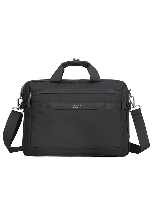 Bolso unisex. El cierre es con cremallera. Los bolsillos internos son bolsillos multifuncionales. Los bolsillos externos son dos delanteros con cremallera y uno trasero con cremallera. La bandolera es ajustable y extraíble en tejido. El asa es de tela. Hay tres compartimentos internos. El material exterior es poliéster. Internamente está forrado en poliéster. Medidas: 40,5x10x29 cm. Producto de moda